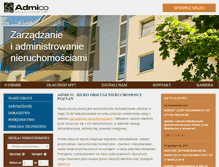 Tablet Screenshot of admico.pl